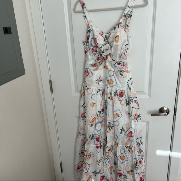 NEW Altar’d State Fruit Print Maxi Dress Size XL NWT - Picture 7 of 9